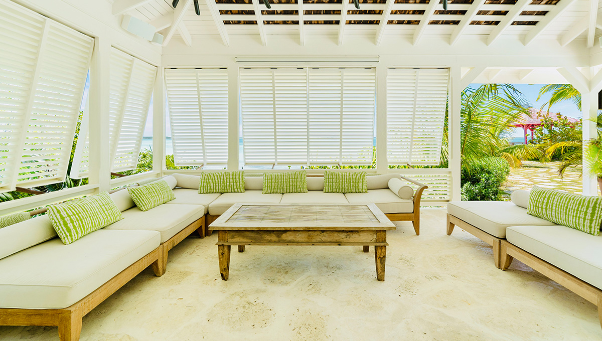 luxury villa rental Bahamas private island