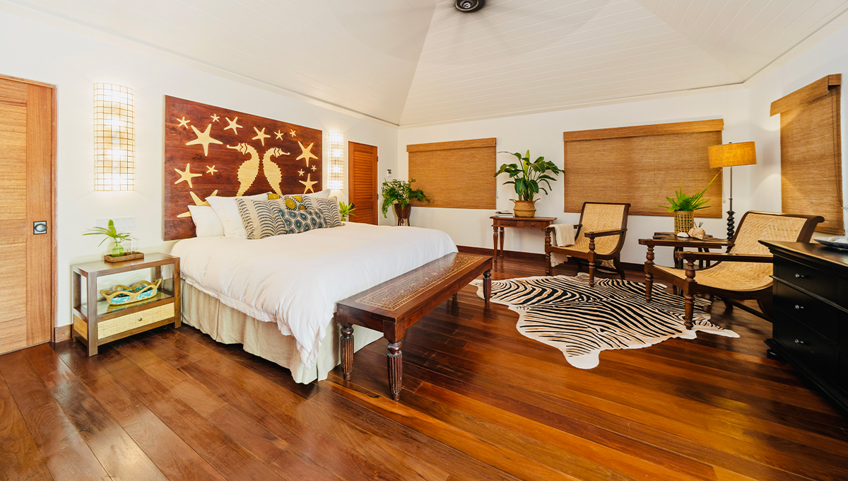 Luxury private villa rental vacation Bahamas bedroom